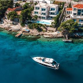 Luxury 6 Bedroom Brac Island Beach Front Villa With Heated Infinity Pool and lift near Sumartin sleeps 12